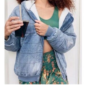 Aerie Sherpa Puffer Jacket